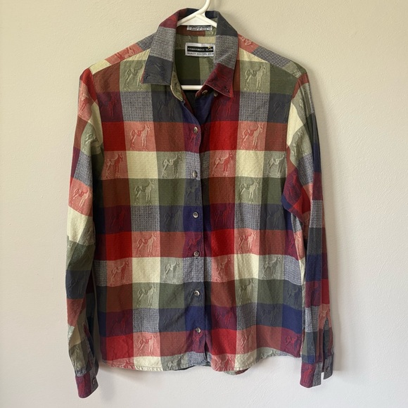 Panhandle Slim Tops - Panhandle Slim Horse Flannel Cotton Small
